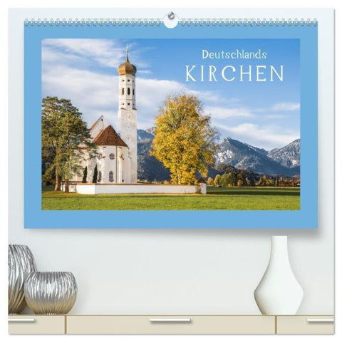Deutschlands Kirchen (hochwertiger Premium Wandkalender 2026 DIN A2 quer), Kunstdruck in Hochglanz