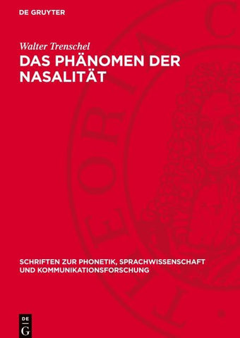 Das Phänomen der Nasalität