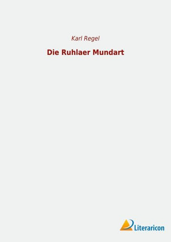 Die Ruhlaer Mundart