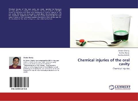 Chemical injuries of the oral cavity