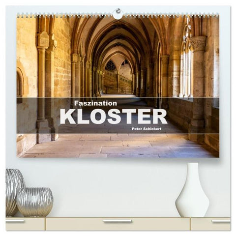 Faszination Kloster (hochwertiger Premium Wandkalender 2026 DIN A2 quer), Kunstdruck in Hochglanz