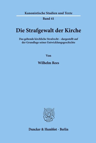 Die Strafgewalt der Kirche.