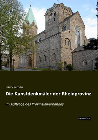 Die Kunstdenkmäler der Rheinprovinz
