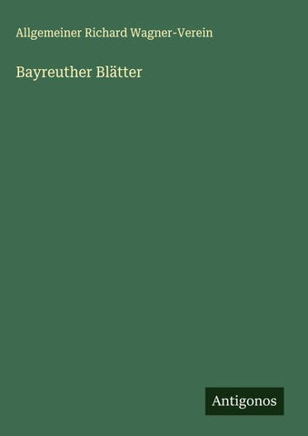Bayreuther Blätter