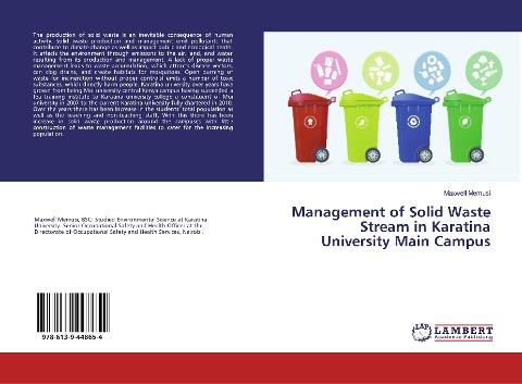 Management of Solid Waste Stream in Karatina University Main Campus