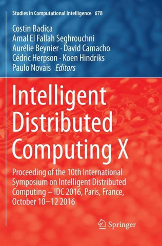 Intelligent Distributed Computing X