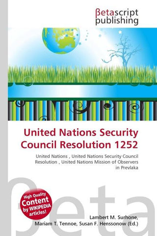 United Nations Security Council Resolution 1252