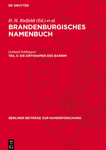 Die Ortsnamen des Barnim