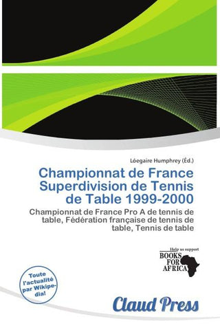 Championnat de France Superdivision de Tennis de Table 1999-2000
