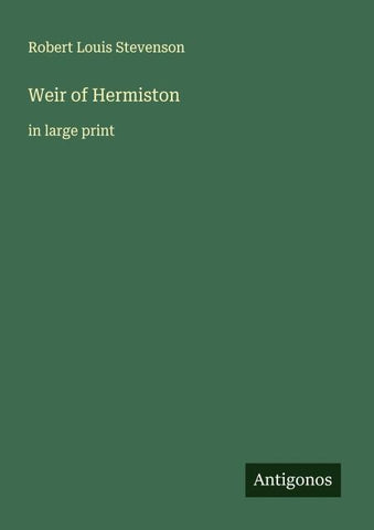 Weir of Hermiston