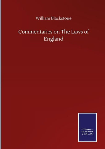 Commentaries on The Laws of England