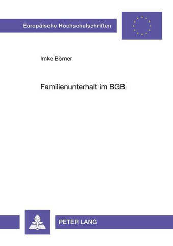 Familienunterhalt im BGB