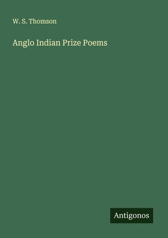 Anglo Indian Prize Poems