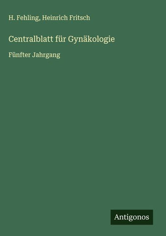 Centralblatt für Gynäkologie