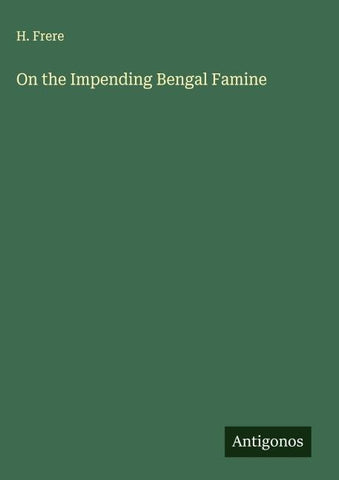 On the Impending Bengal Famine
