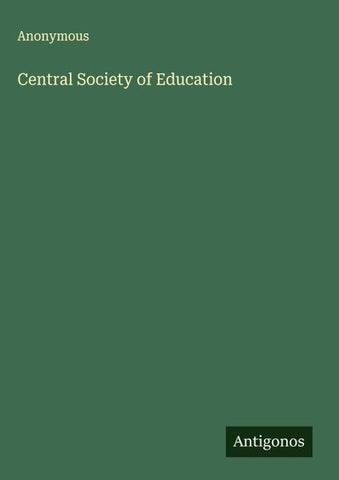 Central Society of Education