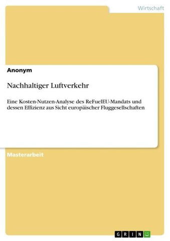 Nachhaltiger Luftverkehr