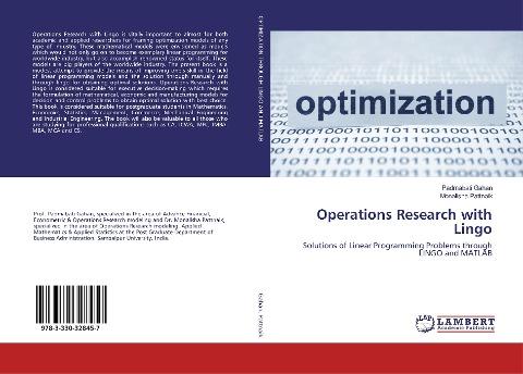 Operations Research with Lingo
