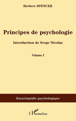 Principes de psychologie (volume 1)
