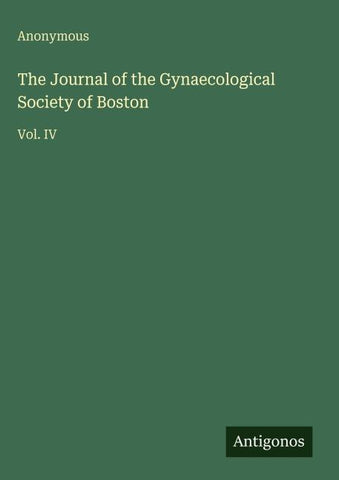 The Journal of the Gynaecological Society of Boston