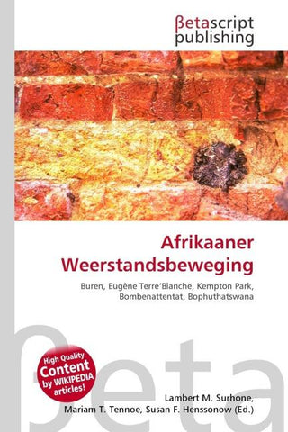 Afrikaaner Weerstandsbeweging