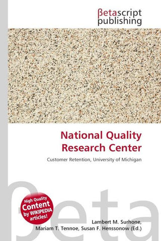 National Quality Research Center