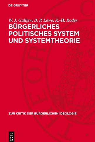 Bürgerliches politisches System und Systemtheorie