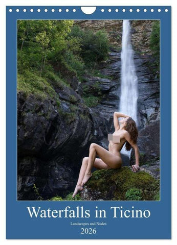 Waterfalls in Ticino (Wall Calendar 2026 DIN A4 portrait), CALVENDO 12 Month Wall Calendar