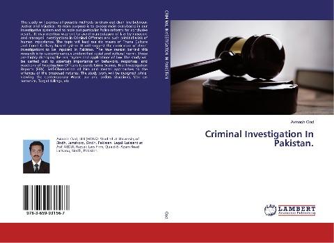 Criminal Investigation In Pakistan.