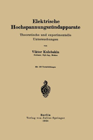 Elektrische Hochspannungszündapparate