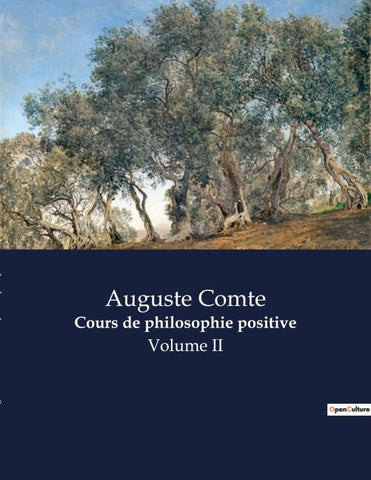 Cours de philosophie positive