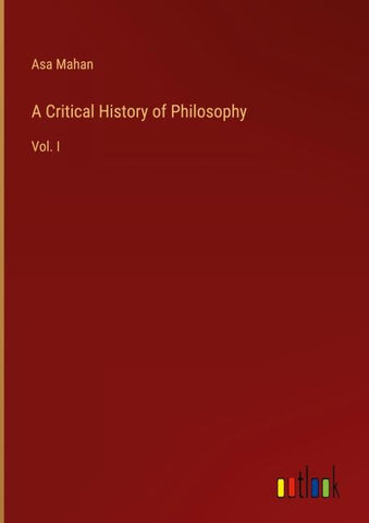 A Critical History of Philosophy