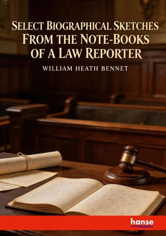 Select Biographical Sketches from the Note-Books of a Law Reporter