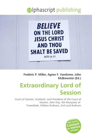 Extraordinary Lord of Session