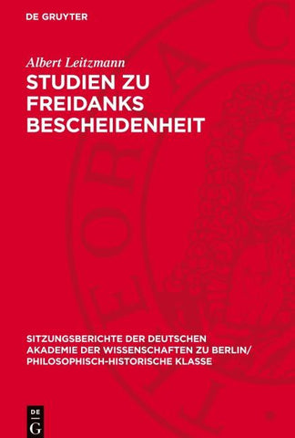 Studien zu Freidanks Bescheidenheit