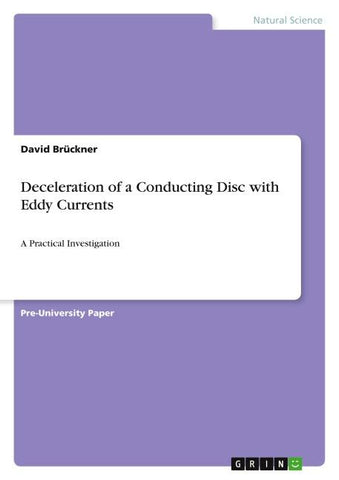 Deceleration of a Conducting Disc with Eddy Currents