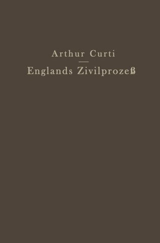 Englands Zivilprozeß