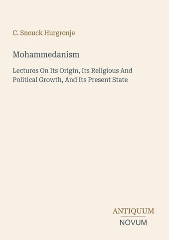 Mohammedanism