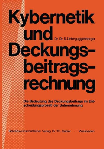 Kybernetik und Deckungsbeitragsrechnung