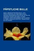 Päpstliche Bulle