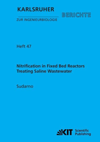 Nitrification in Fixed Bed Reactors Treating Saline Wastewater