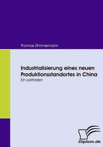 Industrialisierung eines neuen Produktionsstandortes in China