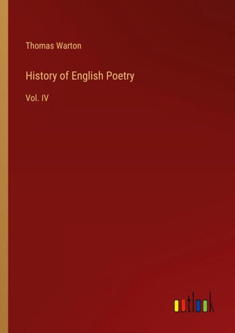 History of English Poetry