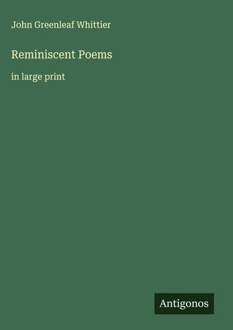 Reminiscent Poems