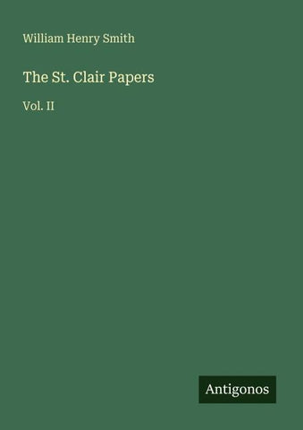The St. Clair Papers