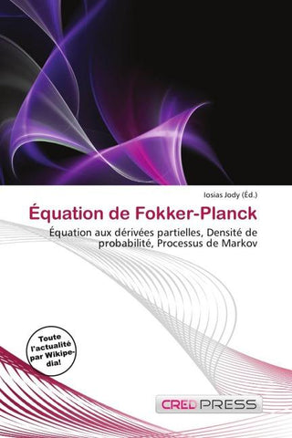 Équation de Fokker-Planck