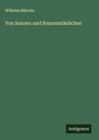 Von Sonnen und Sonnenstäubchen