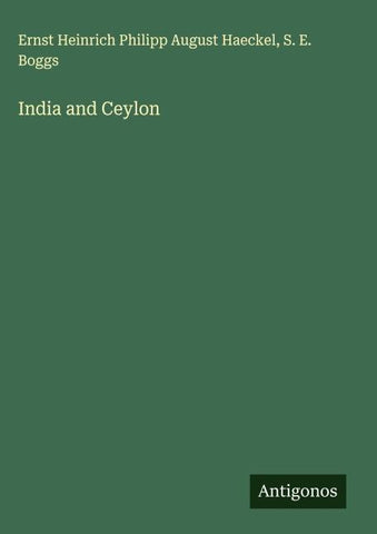 India and Ceylon