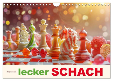 Lecker Schach (Wandkalender 2026 DIN A4 quer), CALVENDO Monatskalender