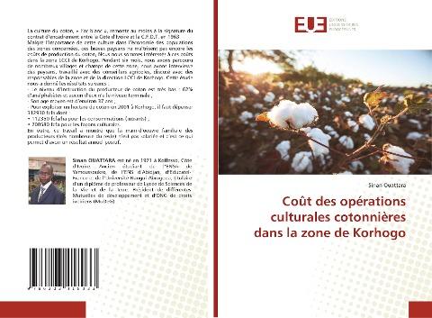 Coût des opérations culturales cotonnières dans la zone de Korhogo